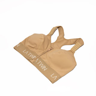 Twins Compression Bra | Beige