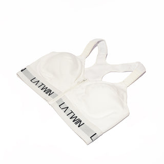 Twins Compression Bra | White